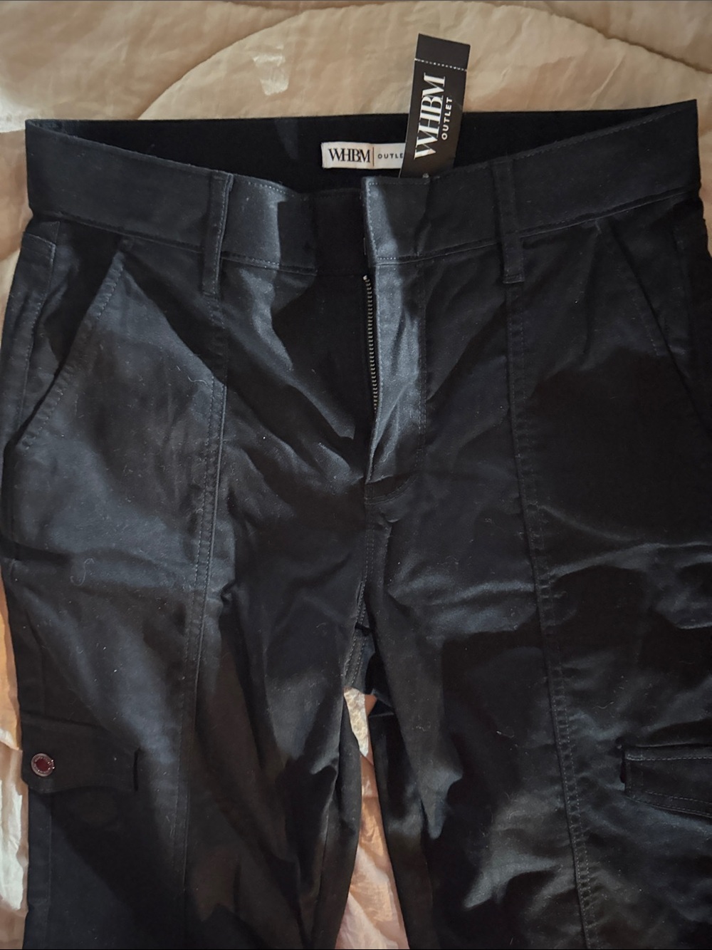 White House Black Market Black Cargo Pants